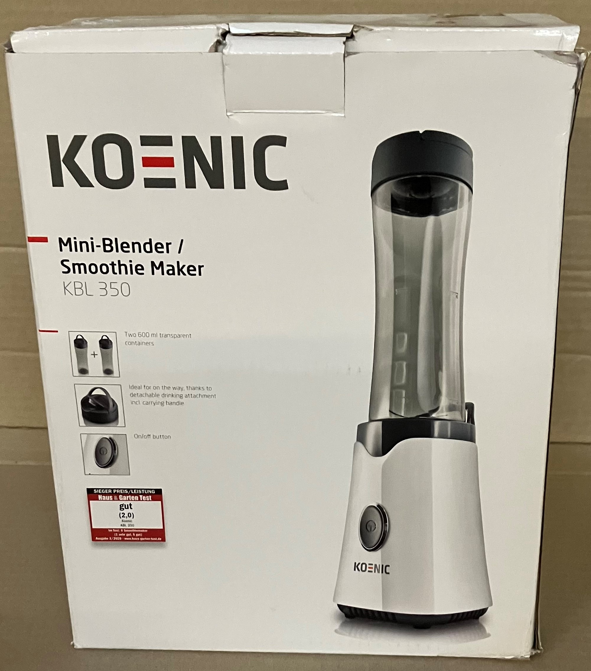 OUTLET - Koktajler KOENIC KBL 350 Biało-szary