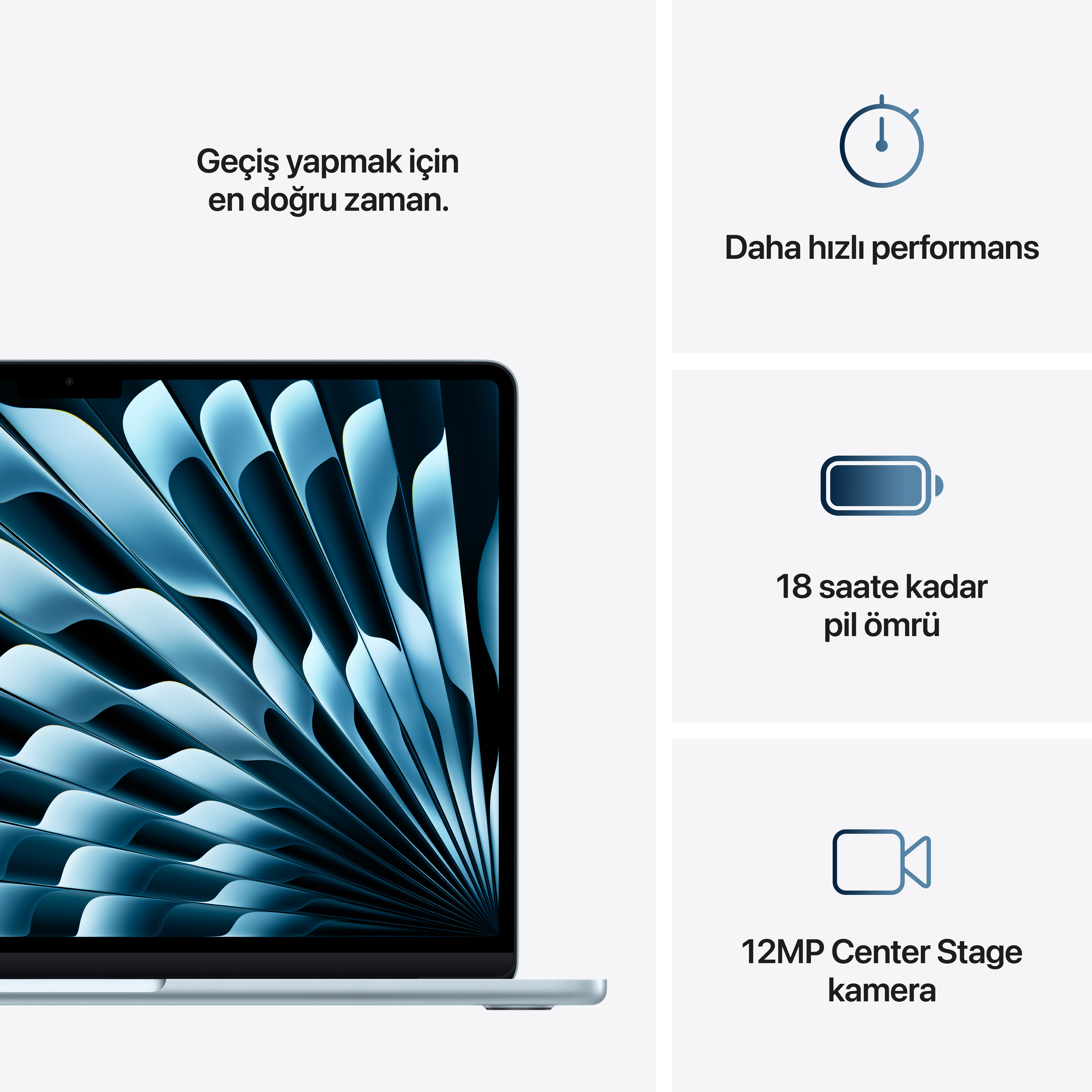 APPLE MC6V4TU/A/ MacBook Air/Apple M4 İşlemci (10 Çekirdek CPU-10