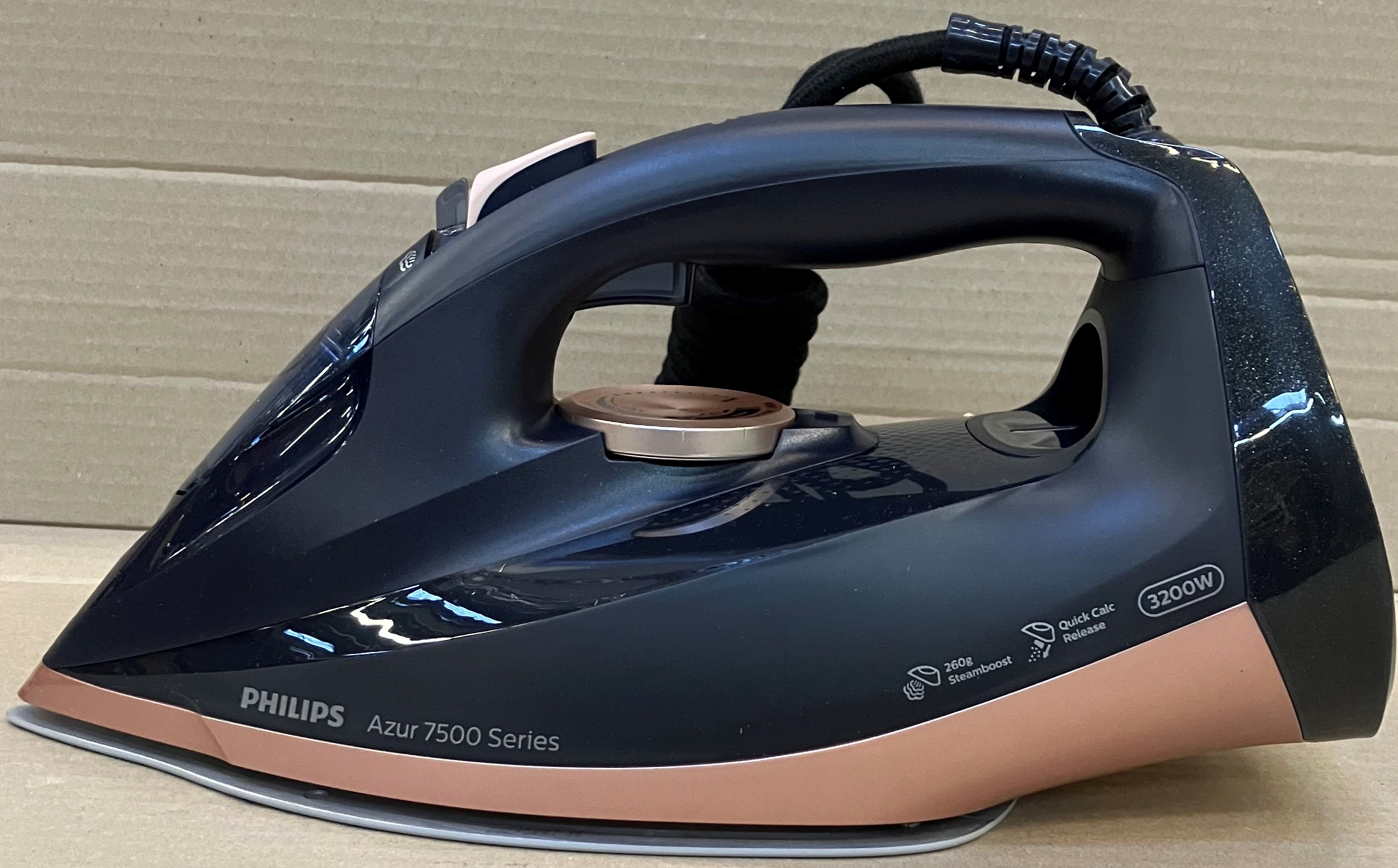 OUTLET - Żelazko PHILIPS DST7510/80 Azur Series 7500 Granatowo-czarne