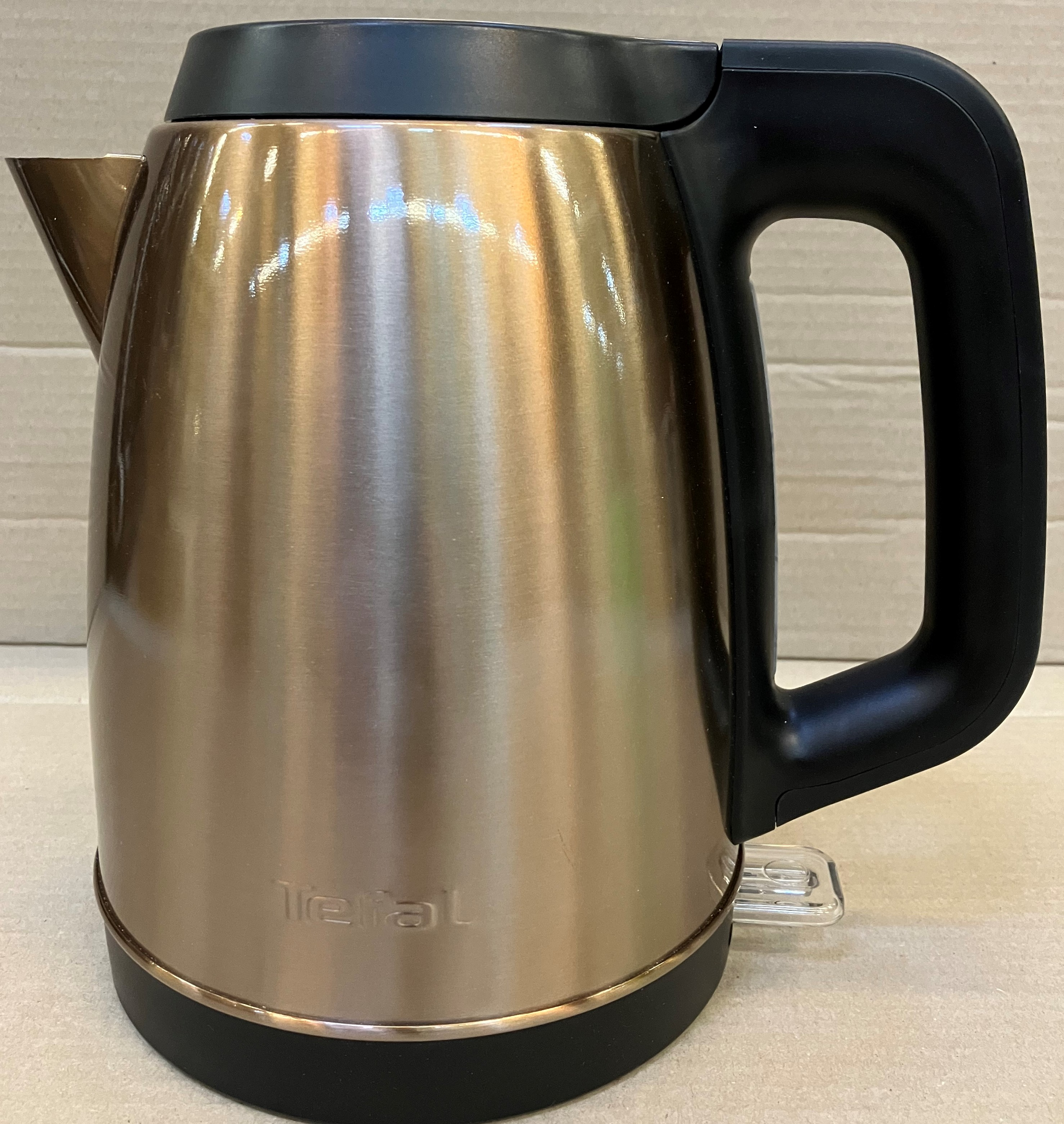 OUTLET - Czajnik bezprzewodowy TEFAL KI280G10 Coppertinto 2400 W, 1.7 L Złoty Złoto-czarny