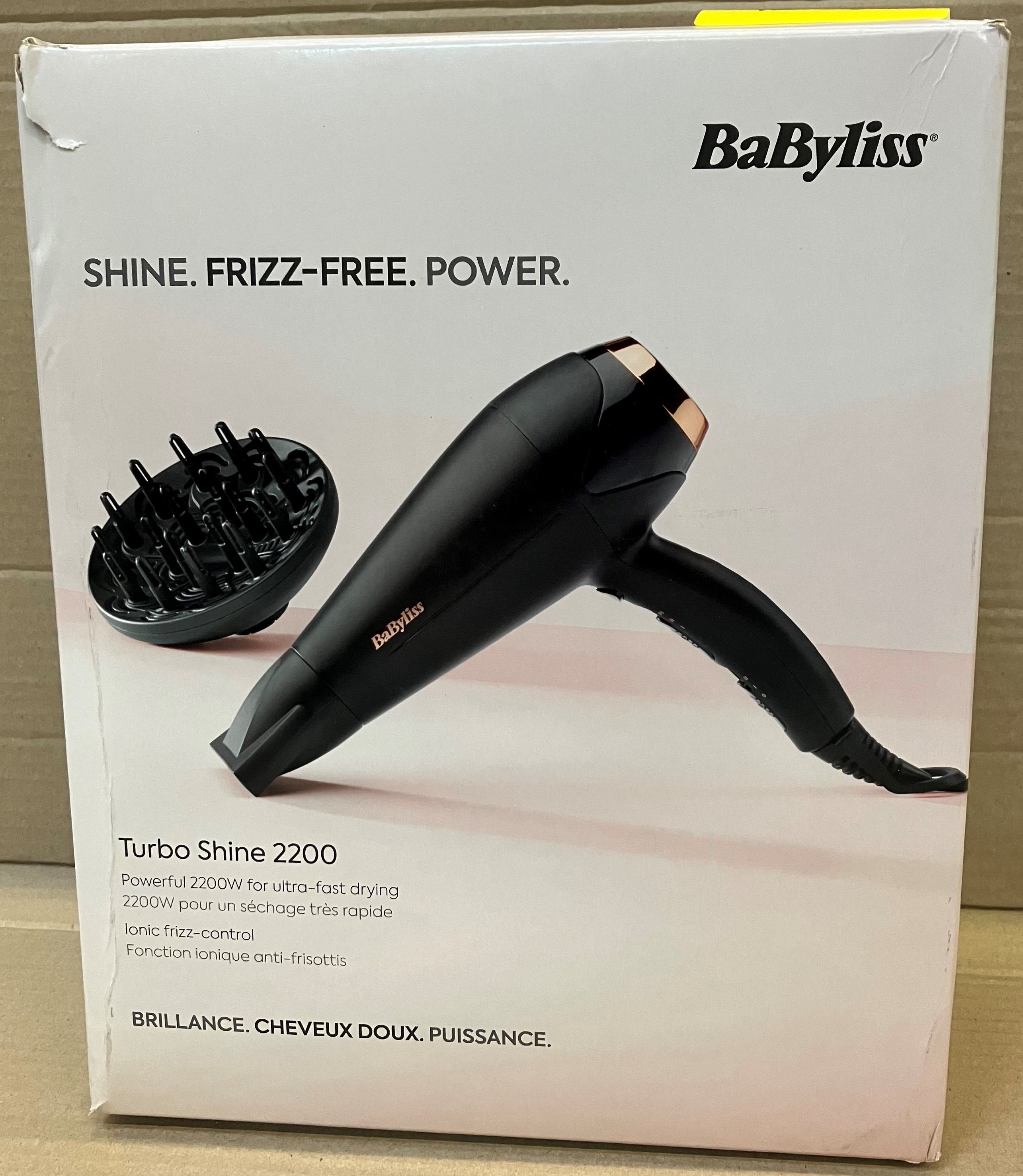 OUTLET - Suszarka do włosów BABYLISS D570DE Czarny
