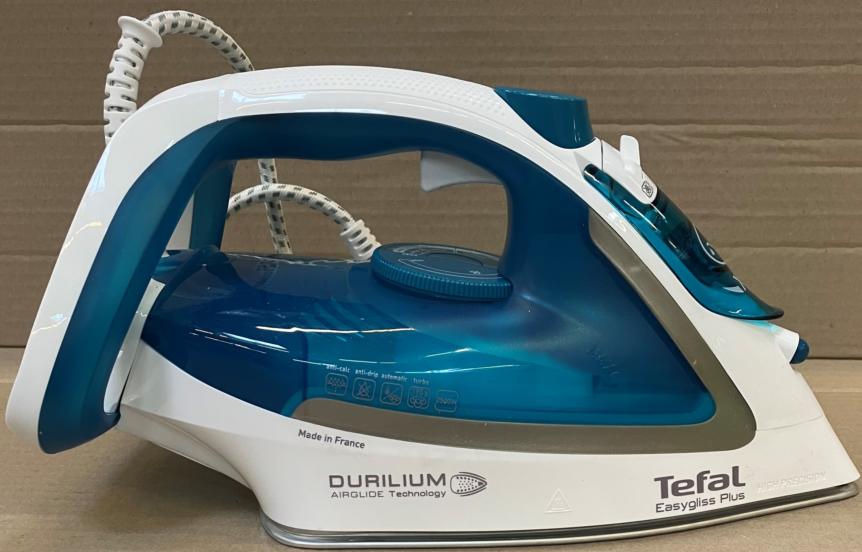 OUTLET - Żelazko TEFAL FV5718 Easygliss Plus Biało-zielony