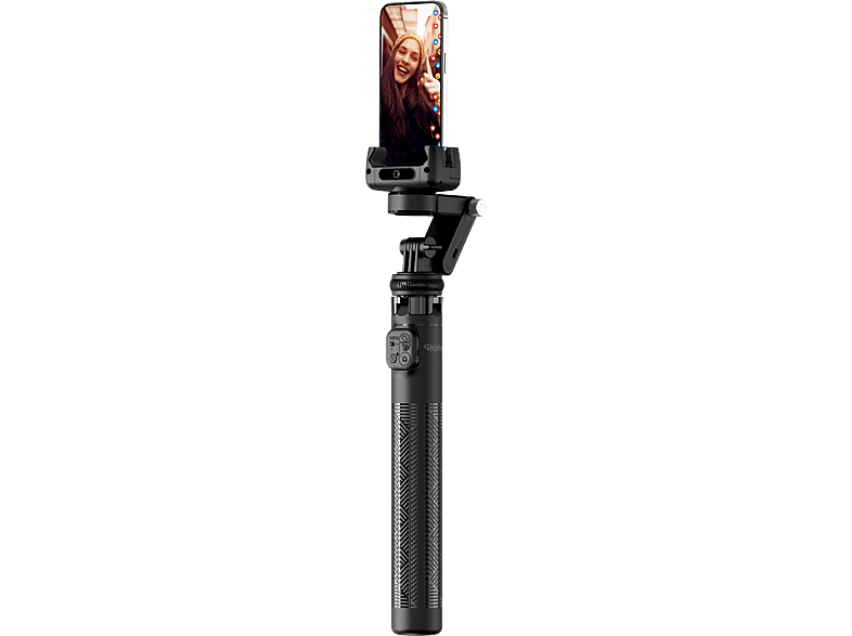 ROLLEI Easy Creator Gimbal Stativ mit AI-Face-Tracking, Schwarz