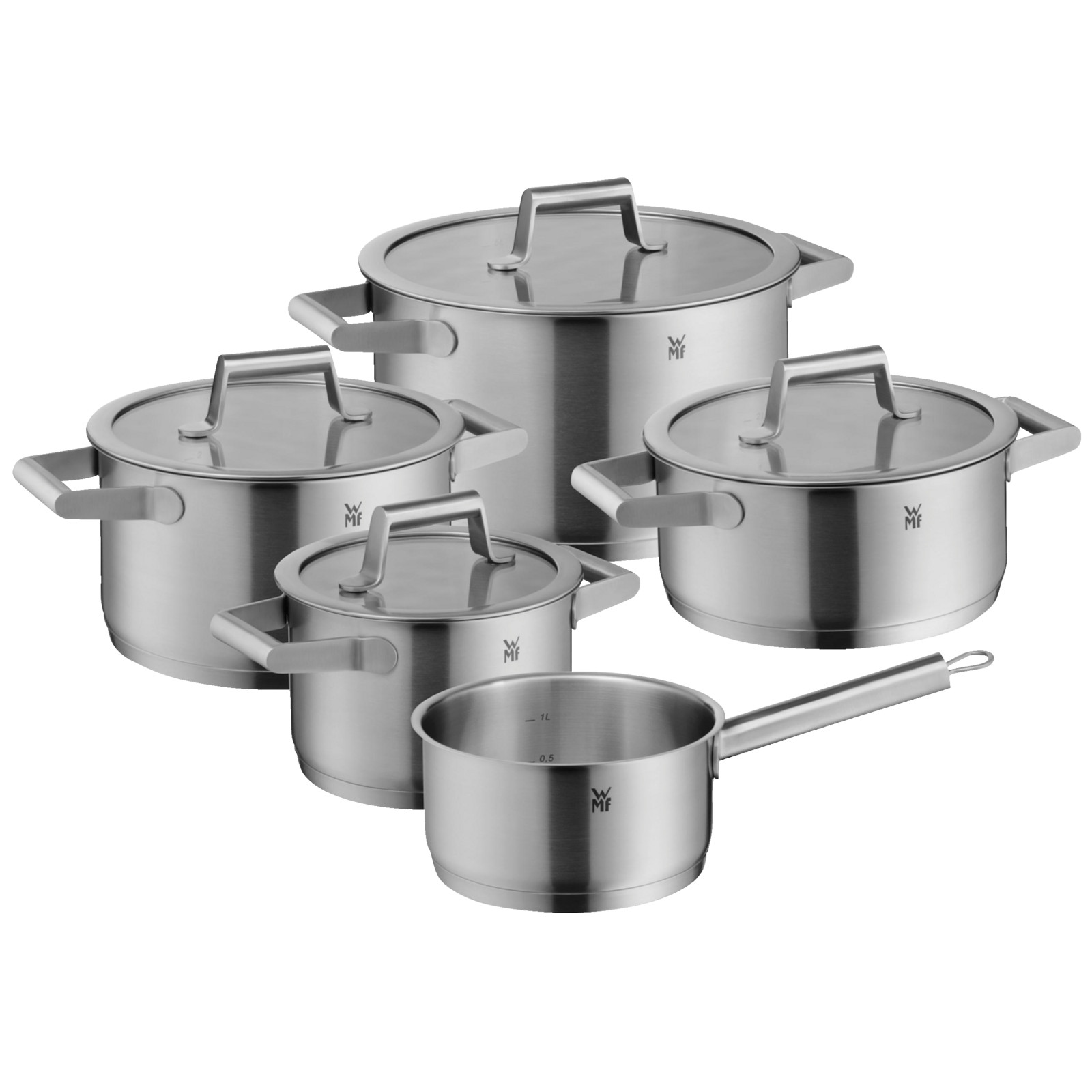 WMF 0732556040 Comfort Line, верхний комплект из 9 чашек, Кромарган: Эдельшталь Ростфрей 1
