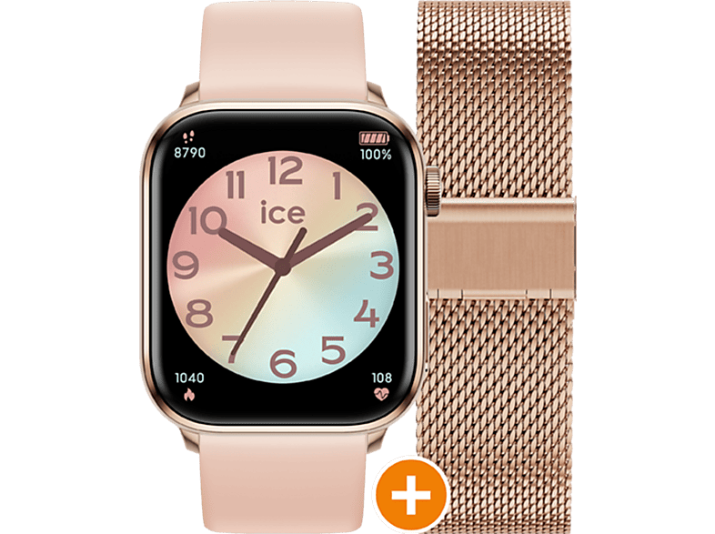 Ice-watch Bundle Smartwatch Smart 2.0 Rose Gold + 2 Bands (023587)