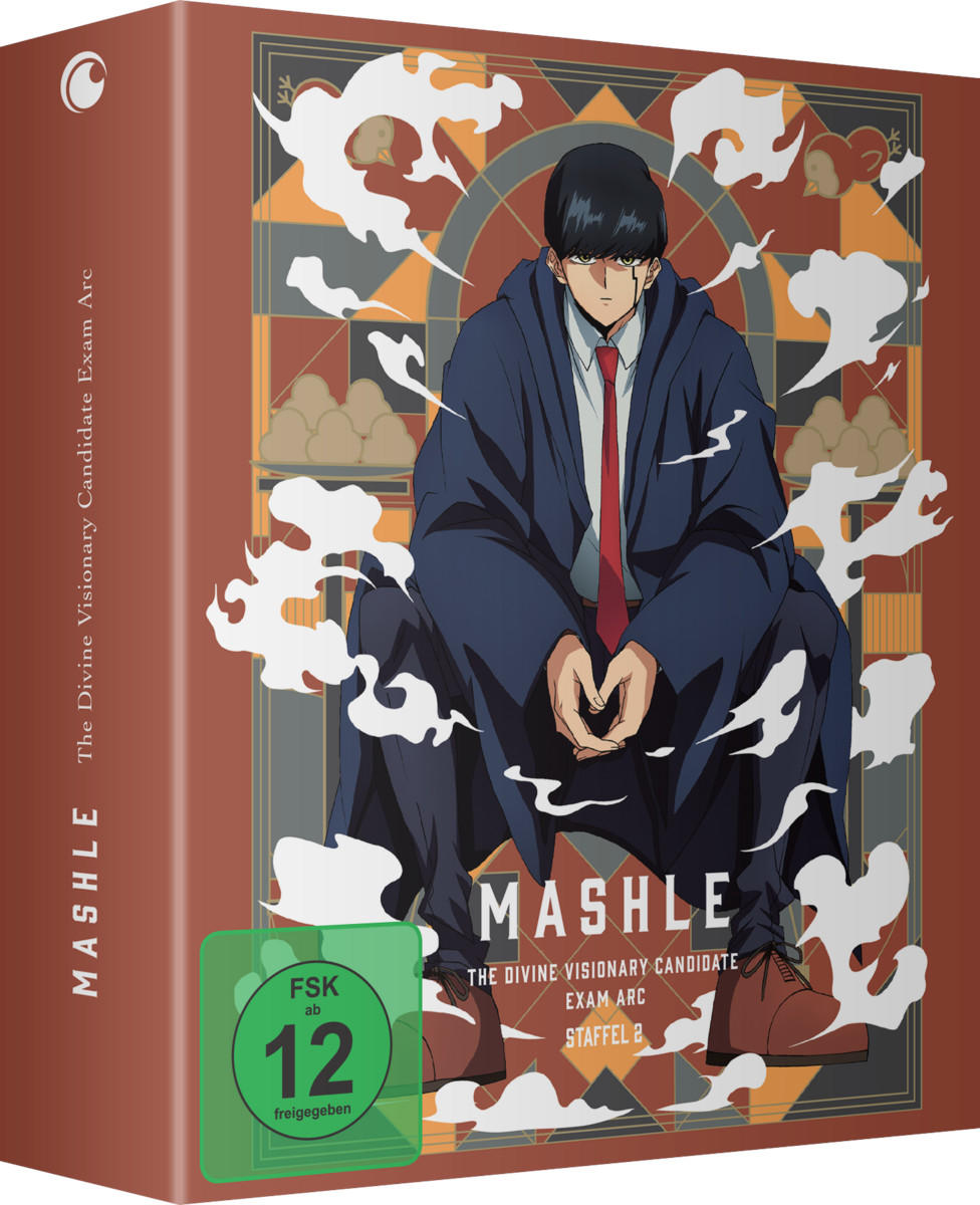 Anime-Box-Set mit einem Charakter mit dunklen Haaren und einer roten Krawatte.