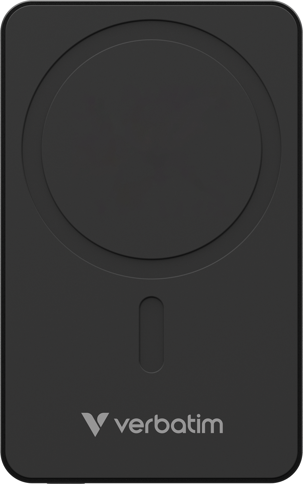 VERBATIM Charge 'n' Go Essentials Powerbank, Qi vezeték nélküli töltés, USB-C, 5000 mAh, fekete (32225)