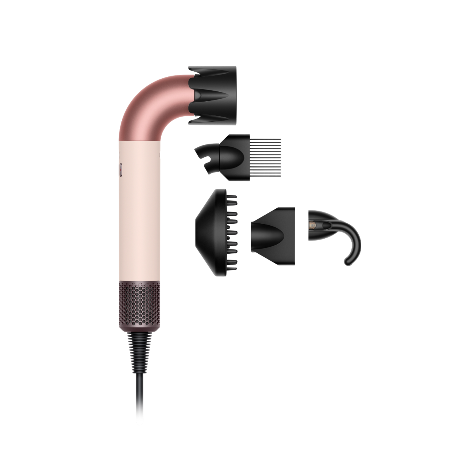 Dyson Supersonic R - Curly + Coily Ceramic Pink Föhn Roze