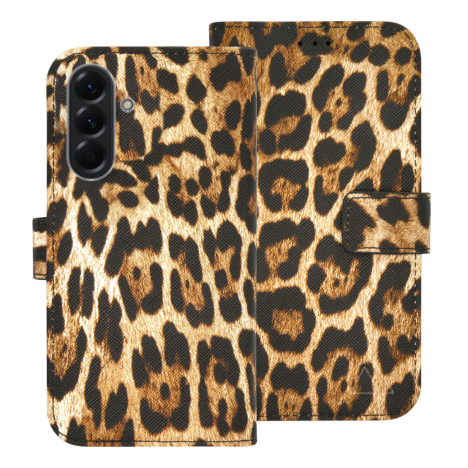 MYSTYLE Flex Wallet Telefoonhoesje voor Samsung A36/A56 Wild Leopard afbeelding
