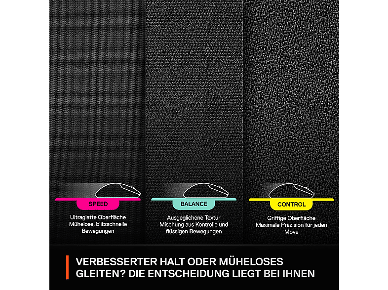 STEEL SERIES Qck Performance XL - Speed GAming Mauspad; Gaming-Mauspad — Foto 4 von 5