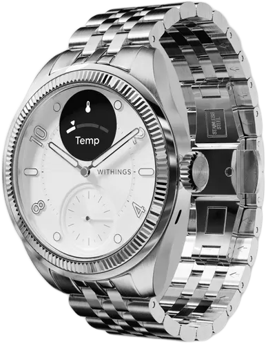 WITHINGS ScanWatch Nova Brilliant okosóra, 39mm, Titanium Gray (HWA10-model 10-All-Int)