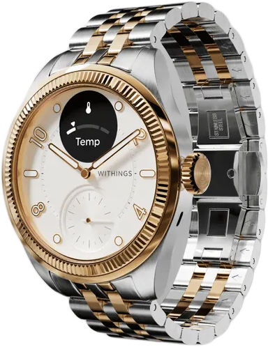 WITHINGS ScanWatch Nova Brilliant okosóra, 39mm, Gold (HWA10-model 11-All-Int)