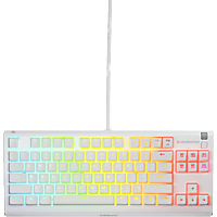 MediaMarkt STEELSERIES Apex 3 TKL Gaming Keyboard QWERTY Bedraad Gamingtoetsenbord Wit aanbieding