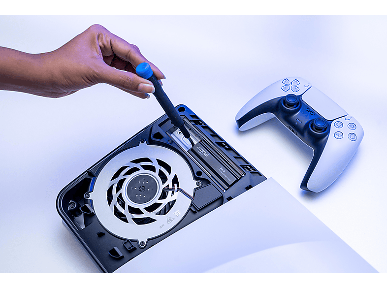 Thumbnail - CRUCIAL P310 NVMe SSD mit Heatsink, PS5 Kompatibel Gaming Festplatte Retail, 2 TB M.2 via PCIe, intern