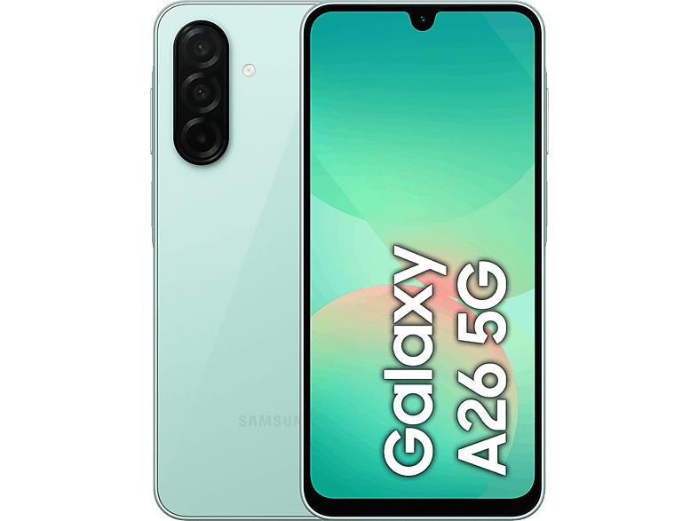 Samsung Galaxy A26 5G, Menta, 256 GB, 8 GB RAM , 6.7 FHD+ Super AMOLED, Exynos 1380, 5000 mAh, Android 15