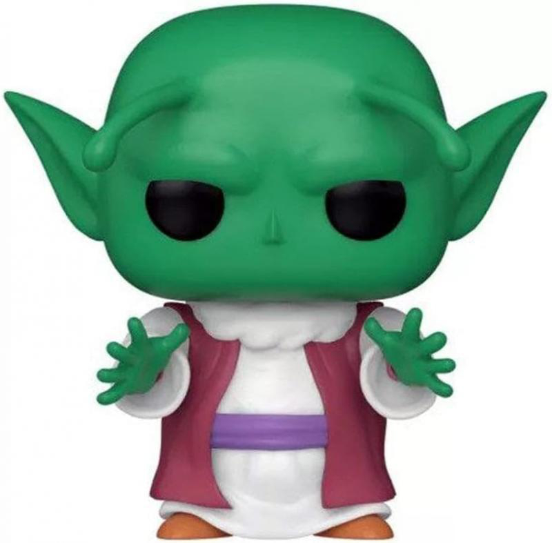 Grüne Alienfigur mit großen Ohren, roter Weste und weißem Oberteil. Schwarze Augen und orangefarbene Schuhe.