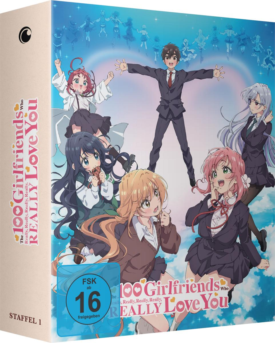 Anime-Box-Set-Cover. Enthält mehrere Anime-Charaktere. Text auf Deutsch und Englisch.