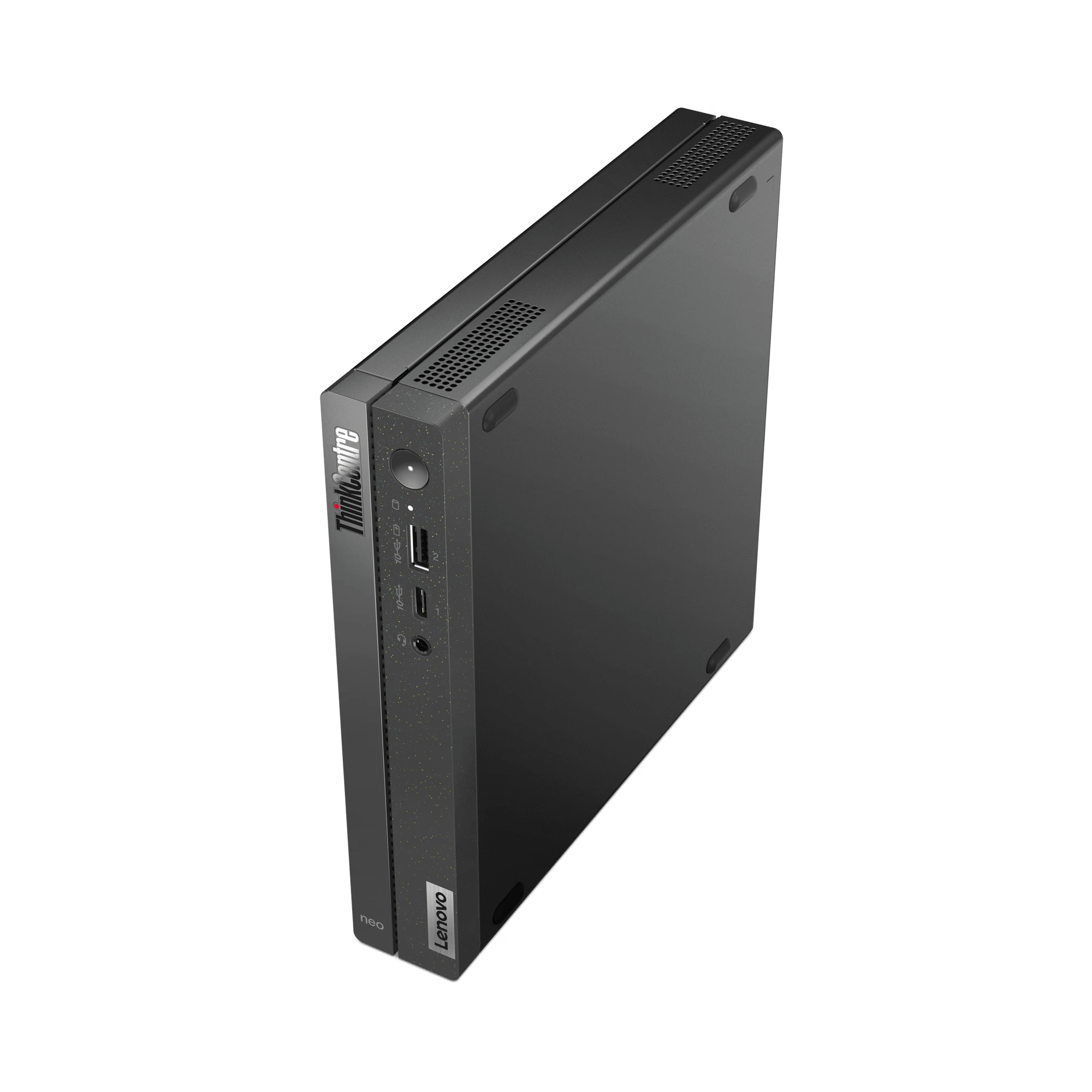 Ordenador Lenovo ThinkCentre Neo negro.