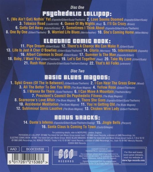 CD-Cover mit Titelliste für 