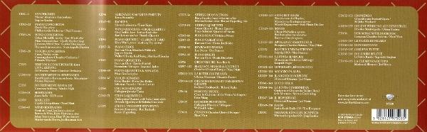 CD-Cover. Text auf dem Cover. Es gibt Listen von Songs und Musikern.