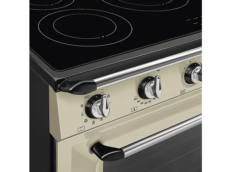 Smeg TR90IMP Victoria Standherd (EEK: A, Induktionskochfeld, 115 l, Creme) — Foto 2 von 4