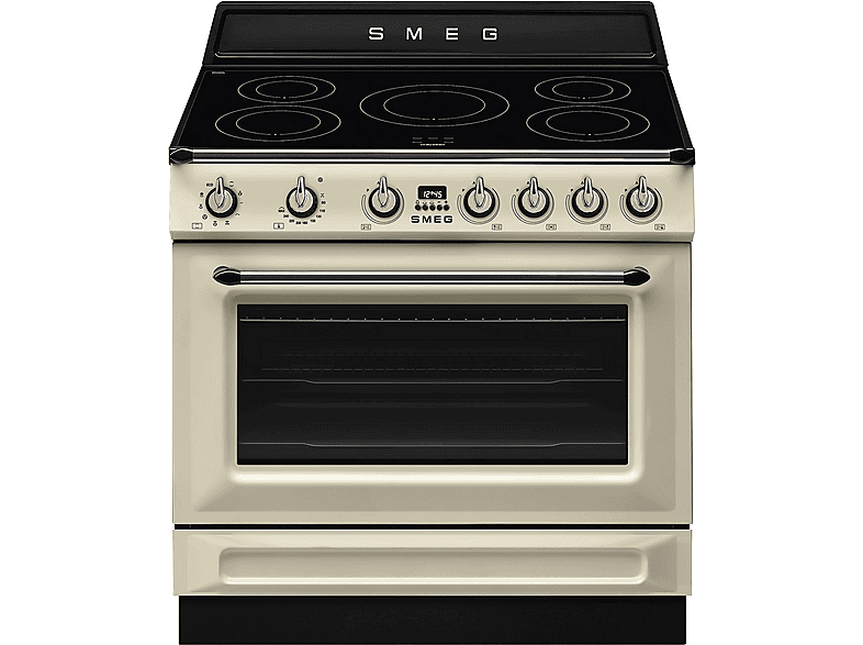 Smeg TR90IMP Victoria Standherd (EEK: A, Induktionskochfeld, 115 l, Creme)