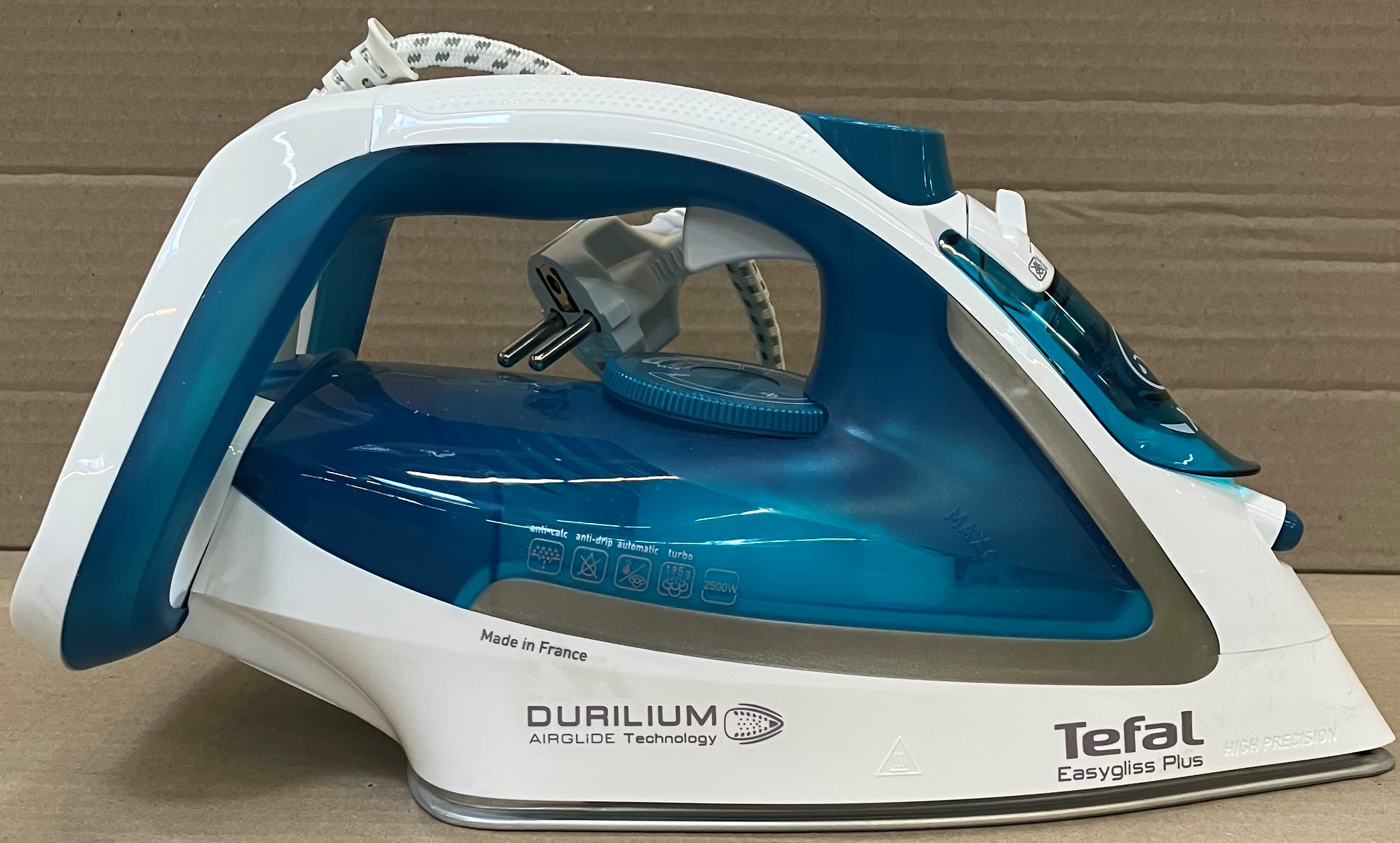 OUTLET - Żelazko TEFAL FV5718 Easygliss Plus Biało-zielony
