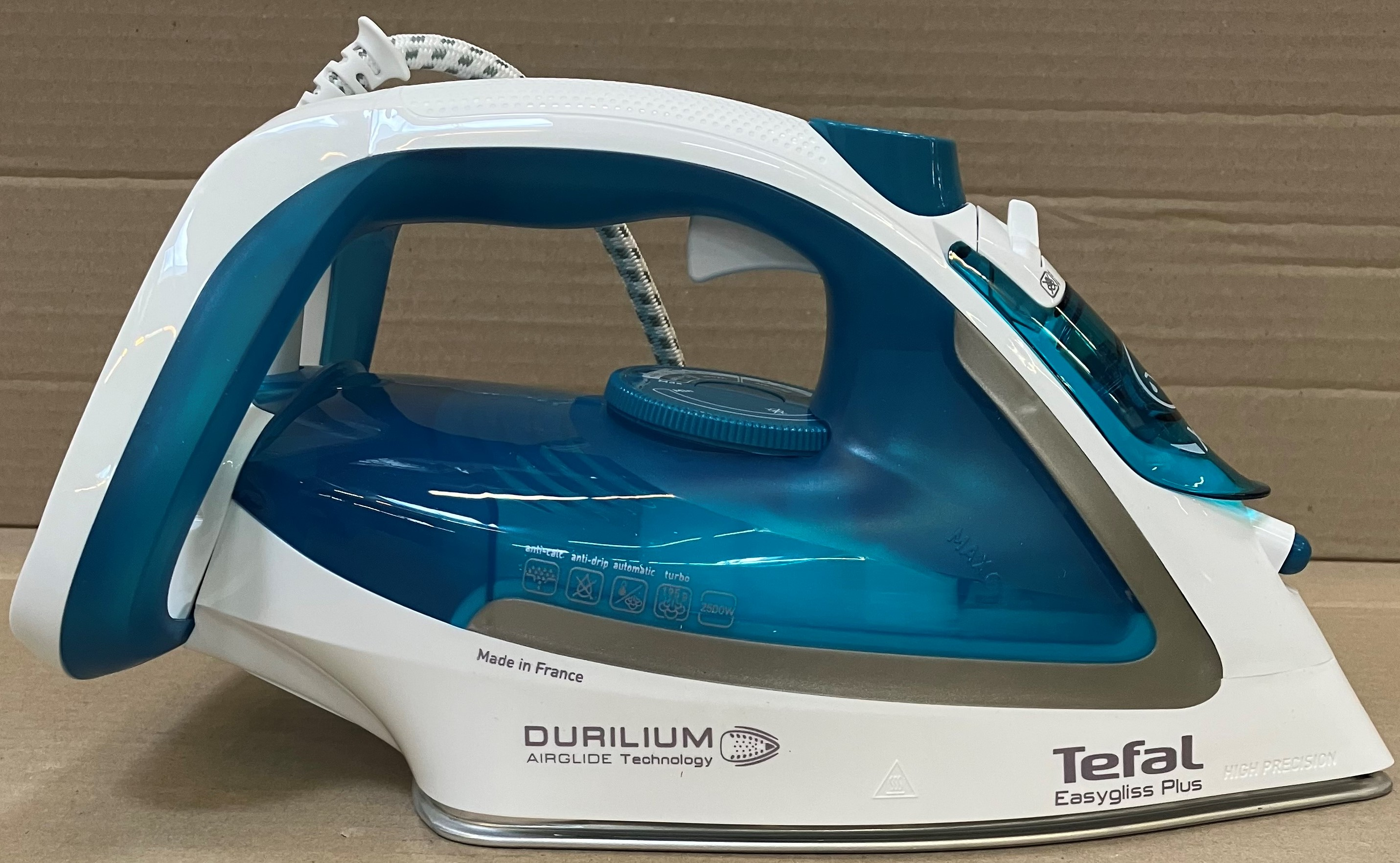 OUTLET - Żelazko TEFAL FV5718 Easygliss Plus Biało-zielony