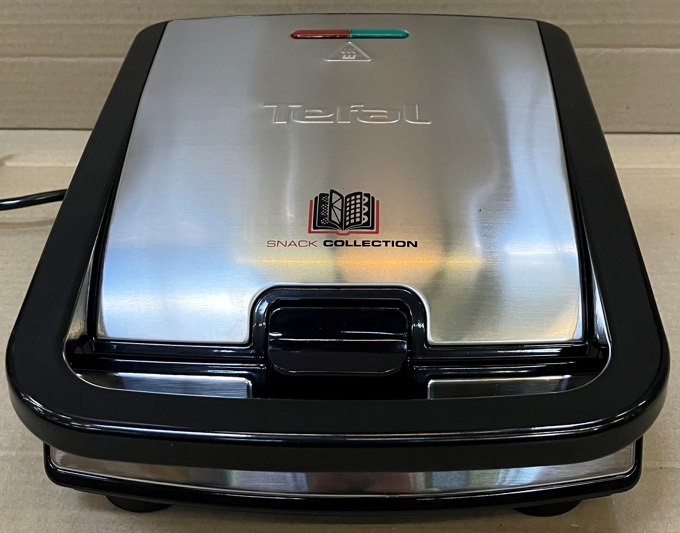 OUTLET - Opiekacz TEFAL SW852D12 Snack Collection 2w1 Czarno-srebrny