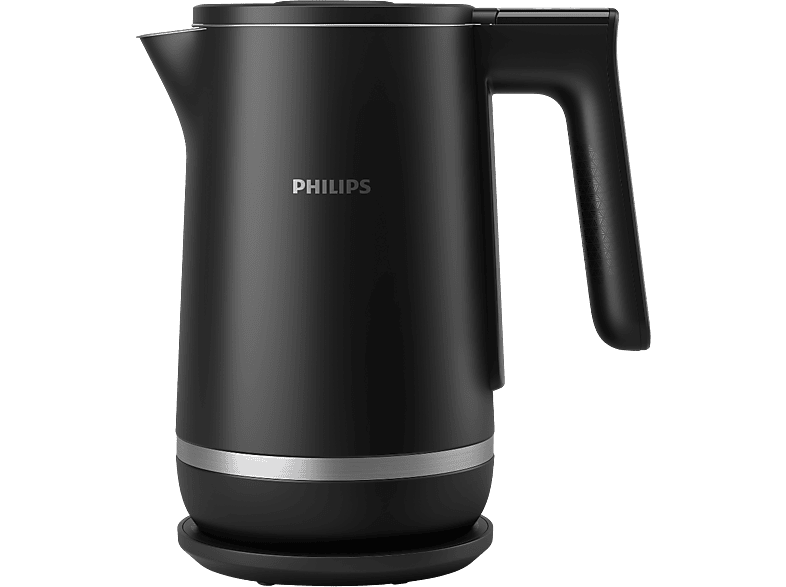 Philips HD9396/90 7000 Series Doppelwandiger Wasserkocher (Schwarz, 1.7 l, 2200 Watt)