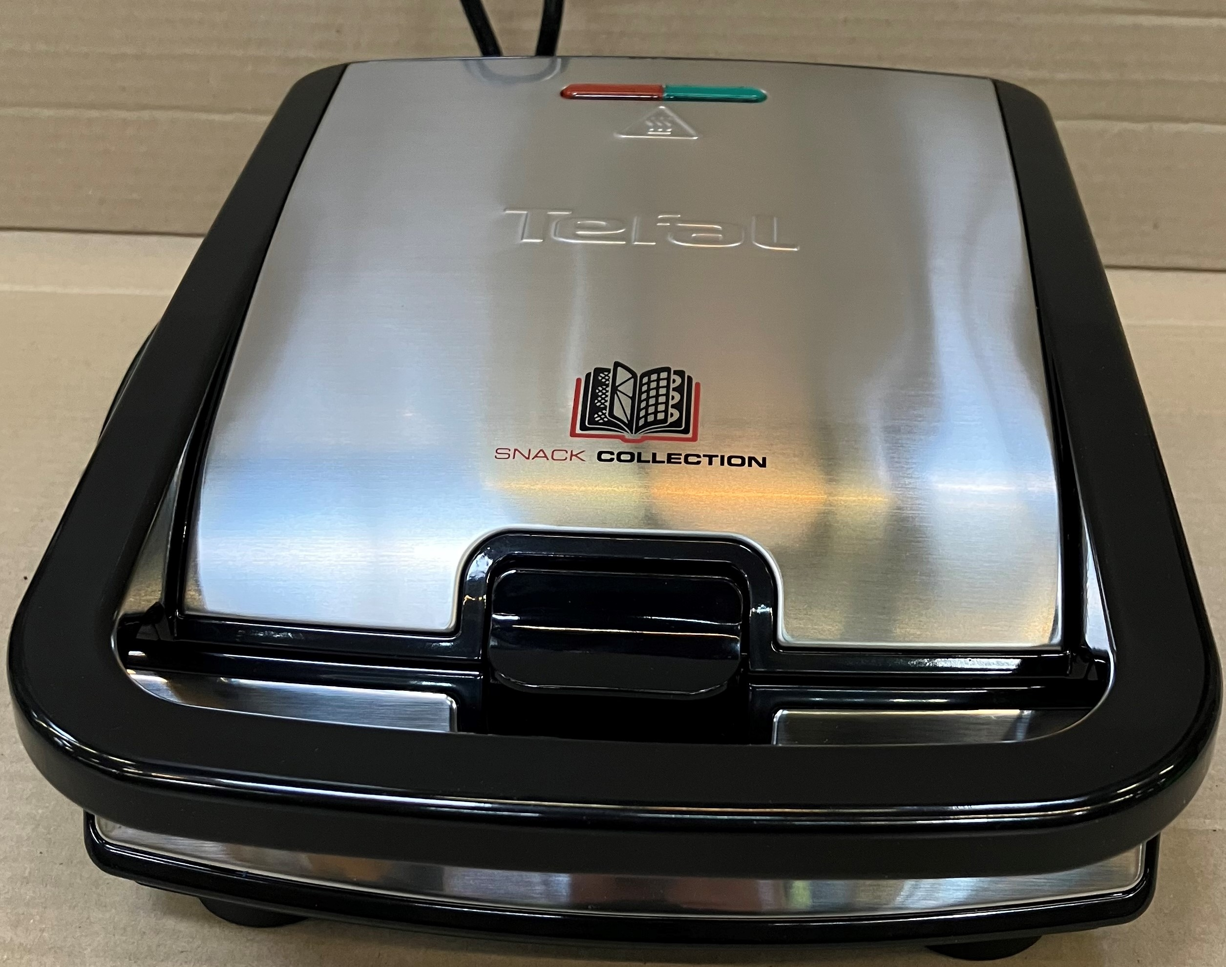 OUTLET - Opiekacz TEFAL SW852D12 Snack Collection 2w1 Czarno-srebrny