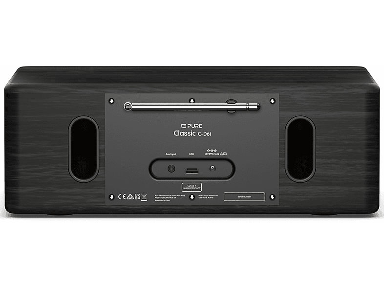Pure Classic C-D6i, Black Ash; Kompaktanlage — Foto 5 von 5