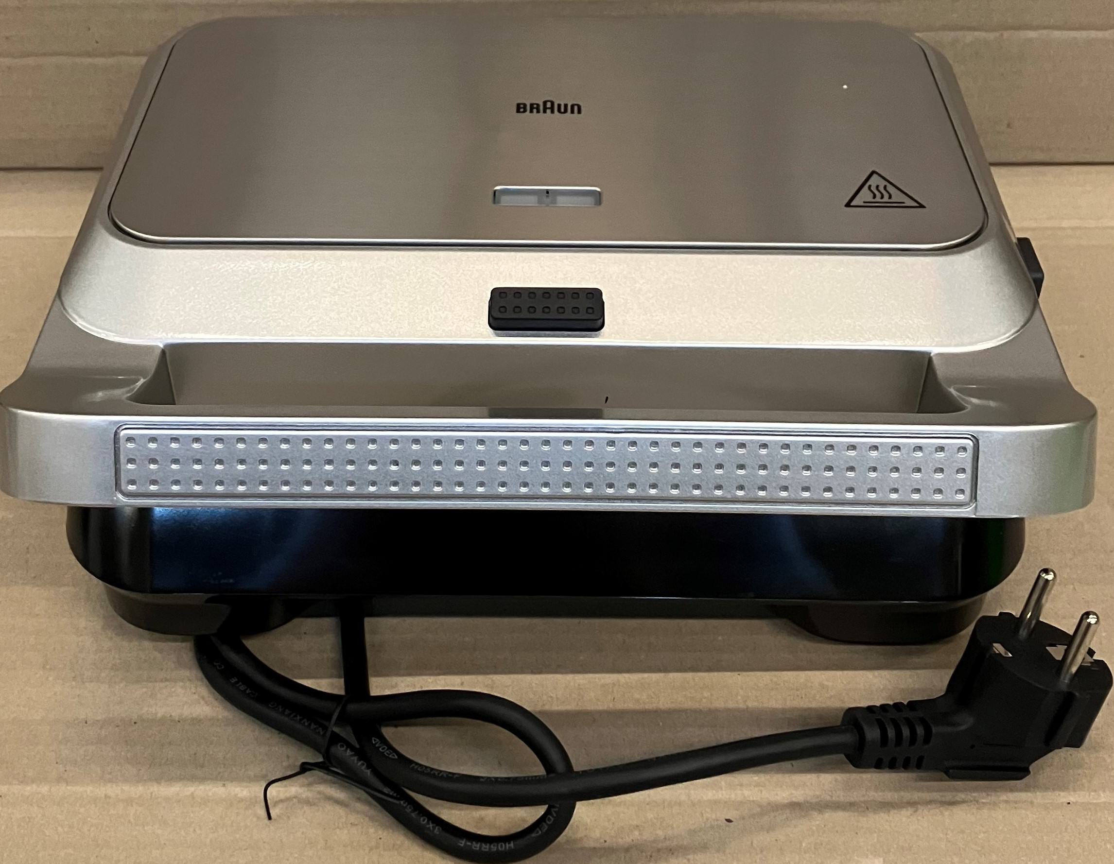 OUTLET - Opiekacz do kanapek BRAUN SM5038 SnackMaker 5 Srebrny