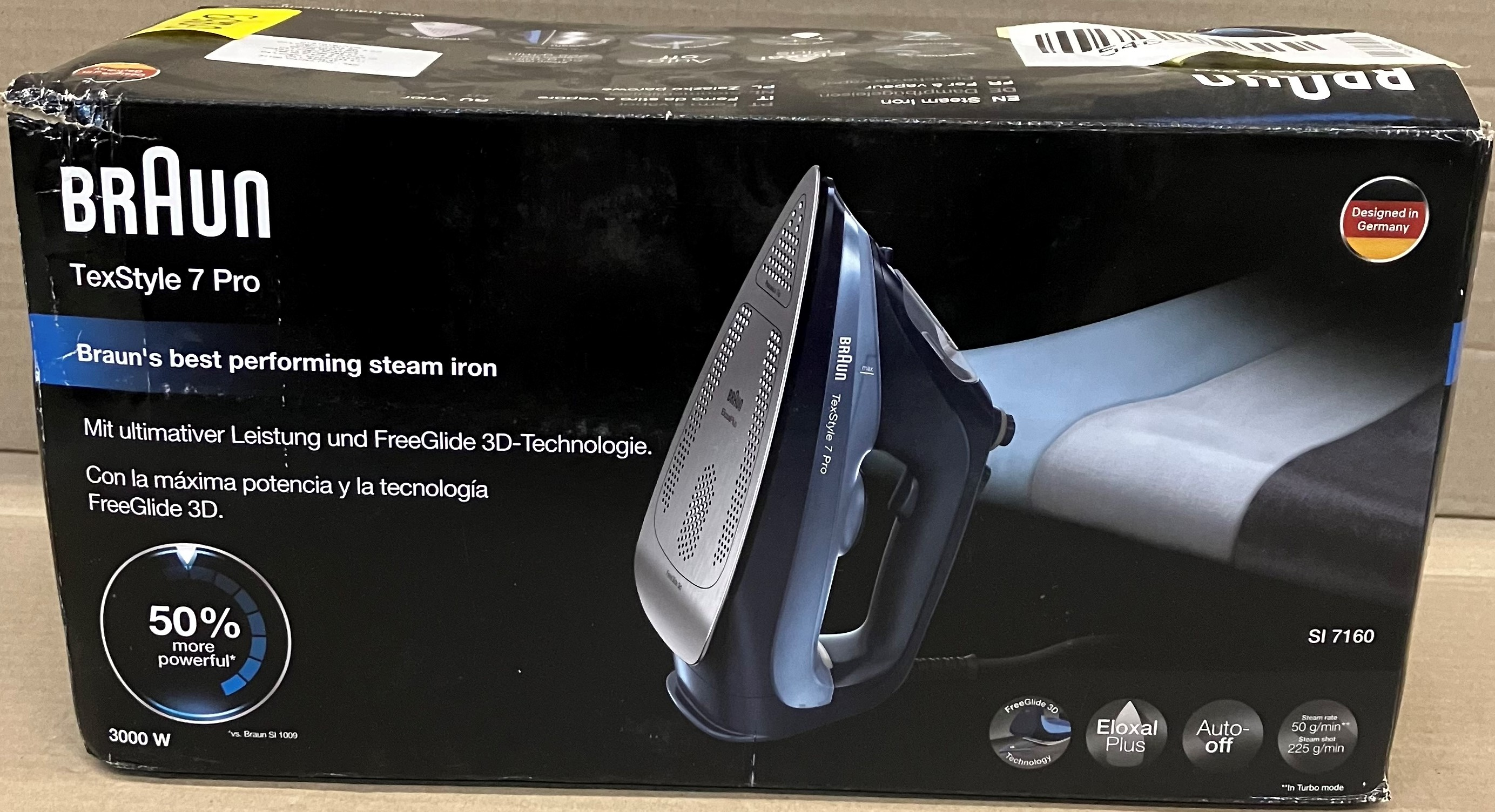 OUTLET - Żelazko BRAUN TexStyle 7 Pro SI 7160 BL Niebiesko-granatowy