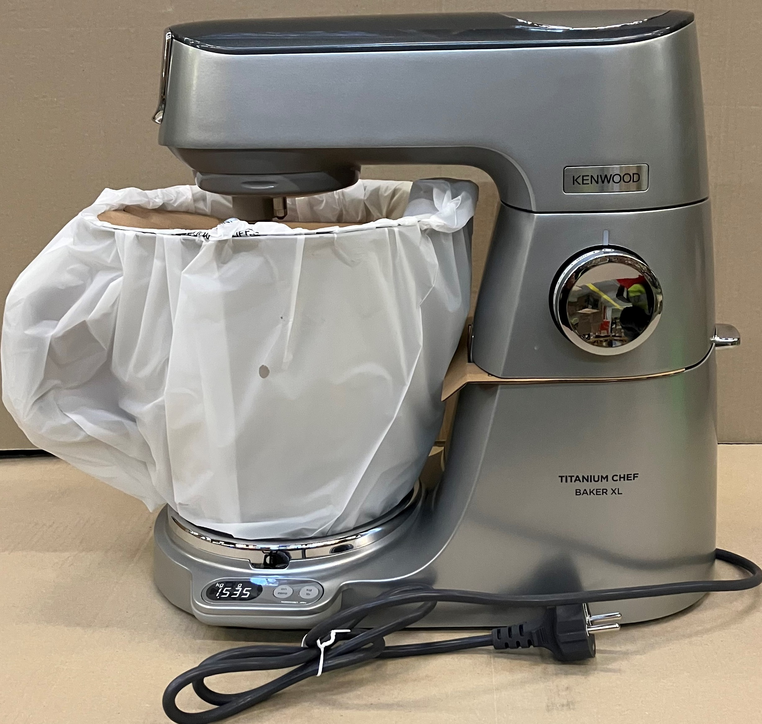 OUTLET - Robot planetarny KENWOOD KVL85.594SI Titanium Chef Baker XL Srebrny