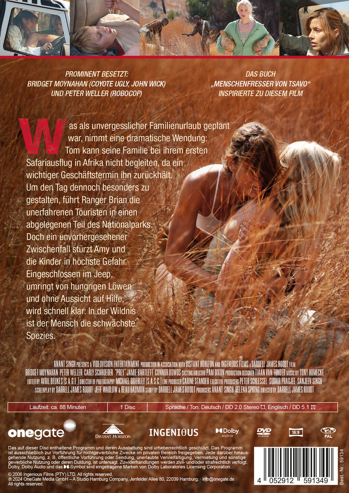 Filmcover mit Schauspielern und Text in einem Feld.