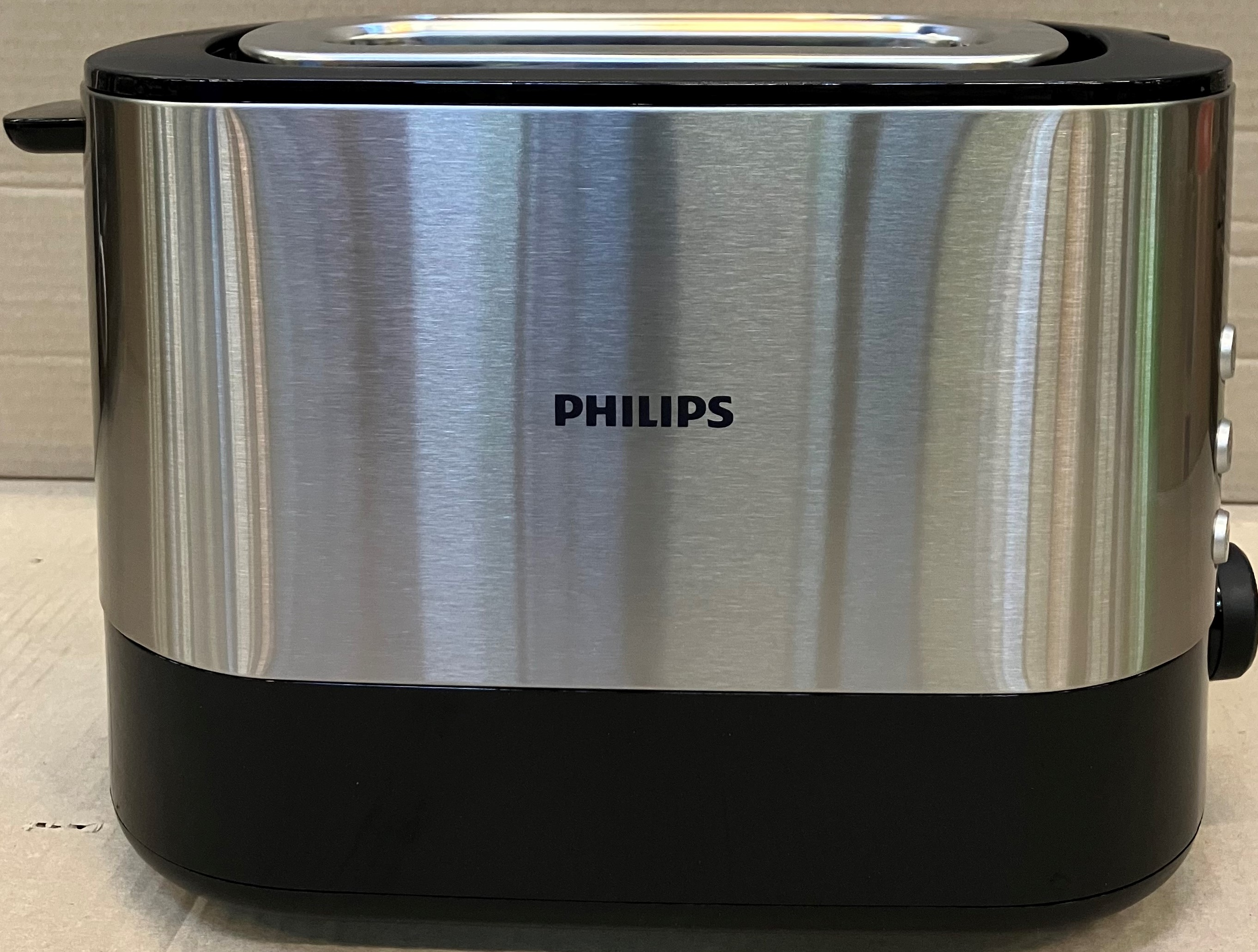 OUTLET - Toster PHILIPS Viva Collection HD2637/90 Srebrno-czarny