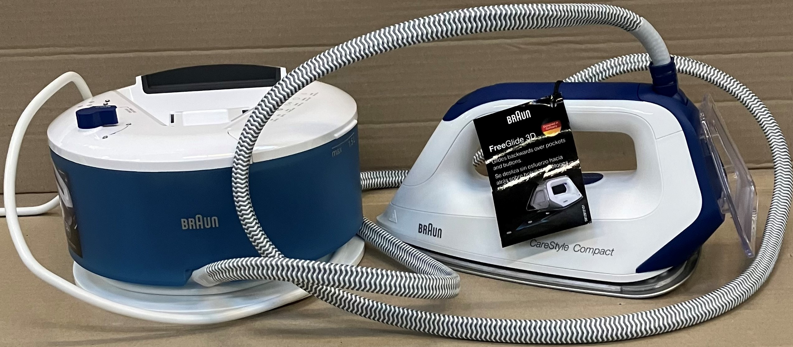 OUTLET - Generator pary BRAUN IS2143BL CareStyle Compact Biało-niebieski