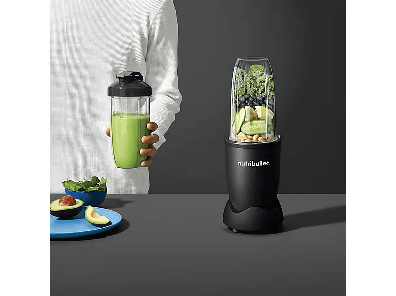 NUTRIBULLET Pro Exclusive Standmixer Schwarz Matt (900 W, 900 ml