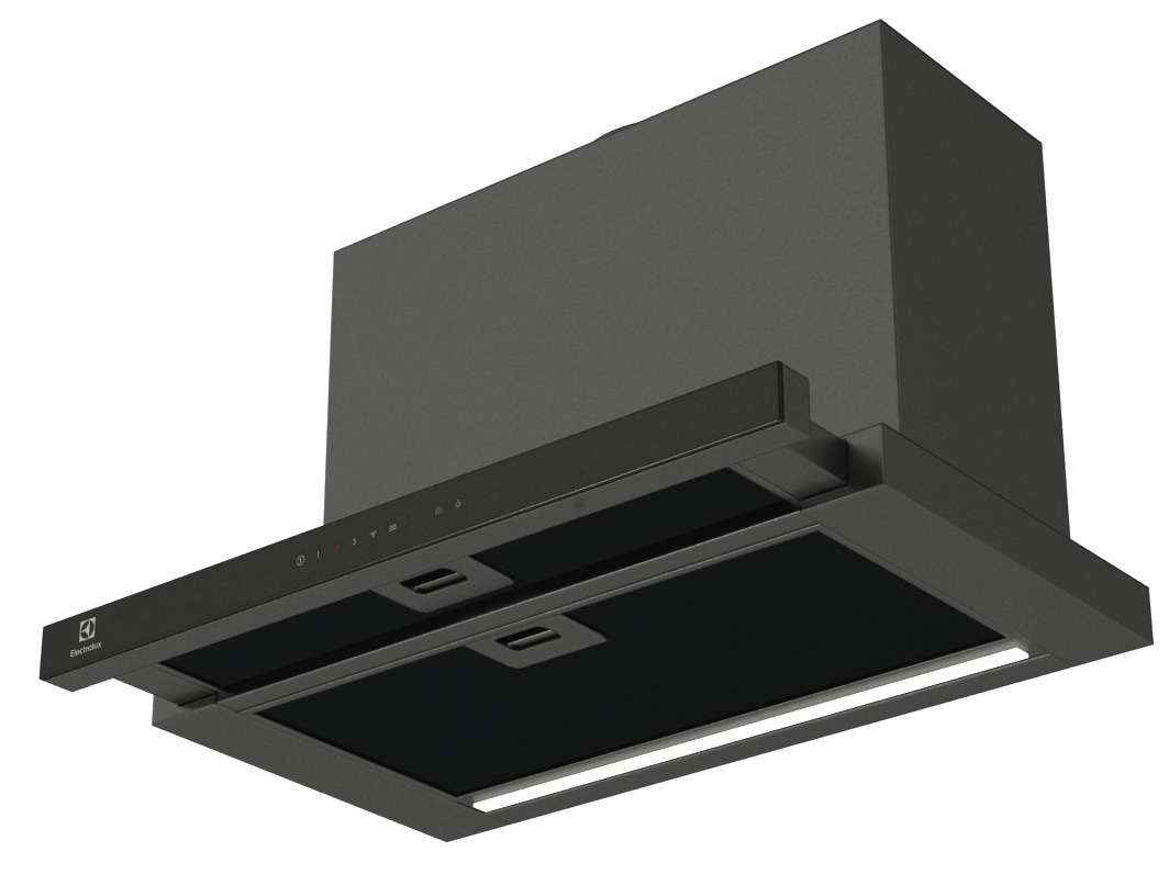 ELECTROLUX LFP816K Beépíthető teleszkópos páraelszívó 60 cm, fekete, 4 fokozat, Hob2Hood, Breeze, SilenceTech