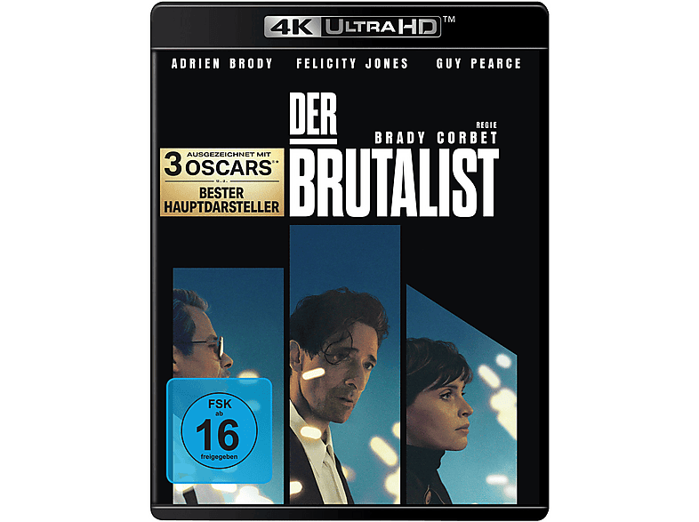 Der Brutalist 4K Ultra HD Blu-ray (FSK: 16)