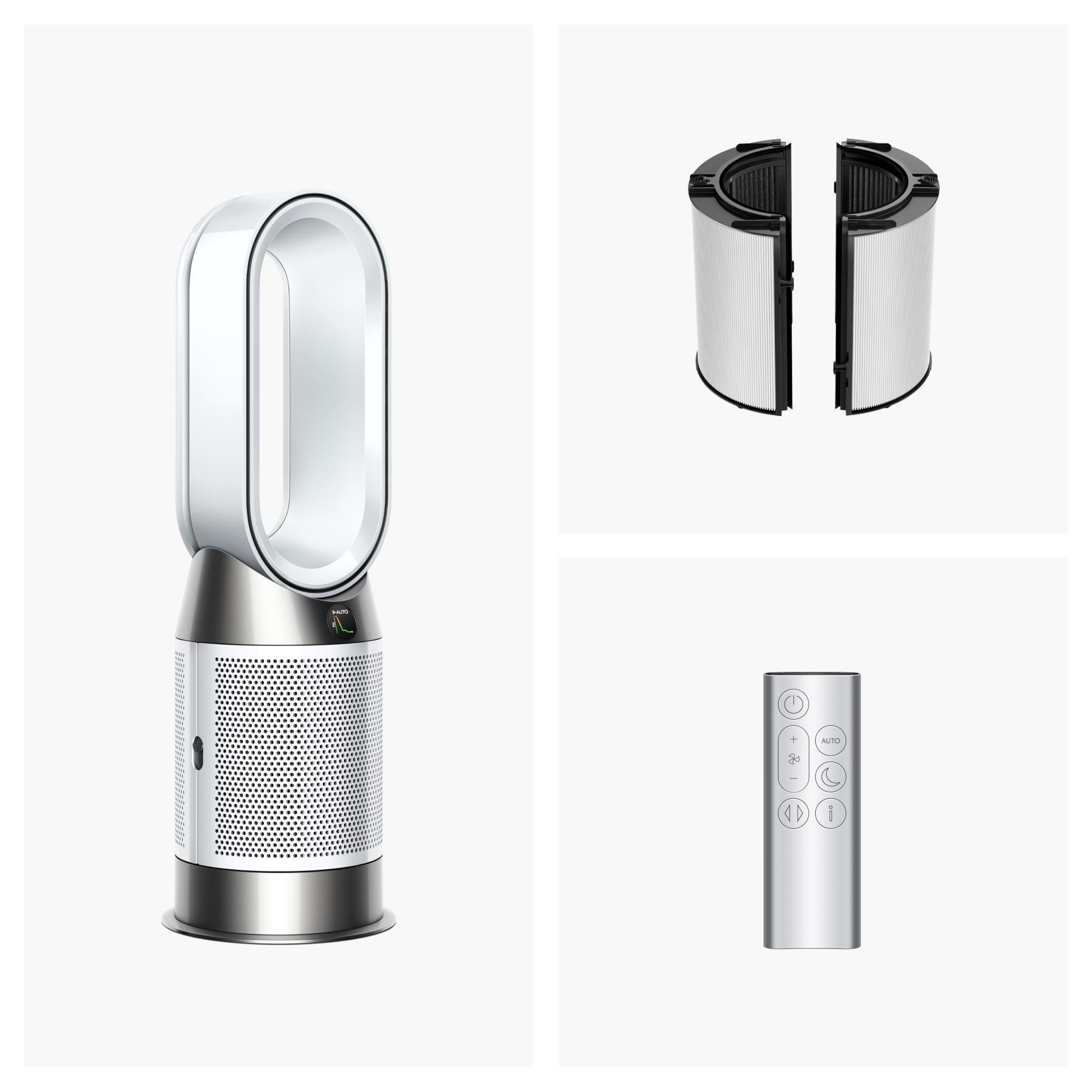 DYSON Purifier Hot+Cool HP1 Luftreiniger Weiß (50 Watt, Raumgröße