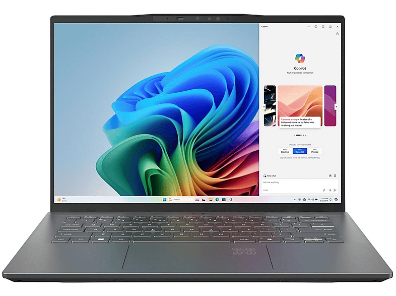Acer Sf14-11-X9T Copilot+ PC, 14,5", processore Qualcomm Snapdragon X Plus X1P-64100 10C, Qualcomm Adreno, 16 GB, 1024 GB Ssd, Grey Notebook
