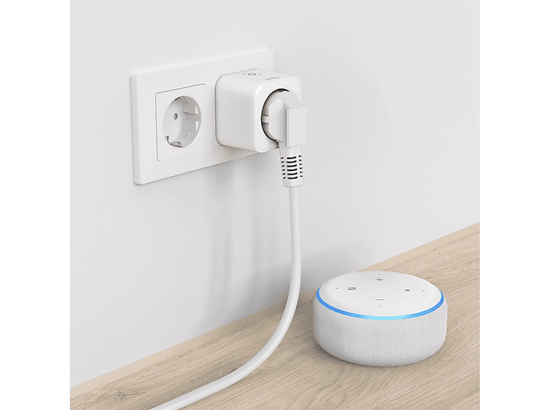 Hama 176654 Smarte WLAN-Steckdose, Matter, sprach-/appgesteuert, Weiß — Foto 4 von 5
