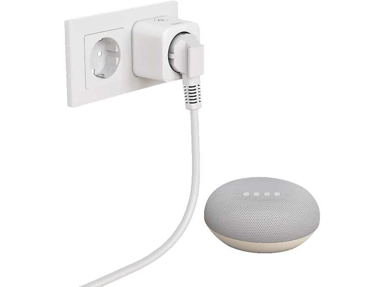 Hama 176654 Smarte WLAN-Steckdose, Matter, sprach-/appgesteuert, Weiß — Foto 5 von 5