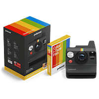 MediaMarkt POLAROID Now Gen 3 Black + Color Film Bundle (8 foto's) Instant camera Black aanbieding