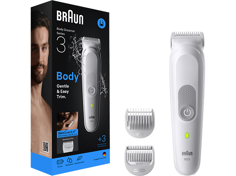 Braun BG3530 Series 3 Body Groomer, Körpertrimmer