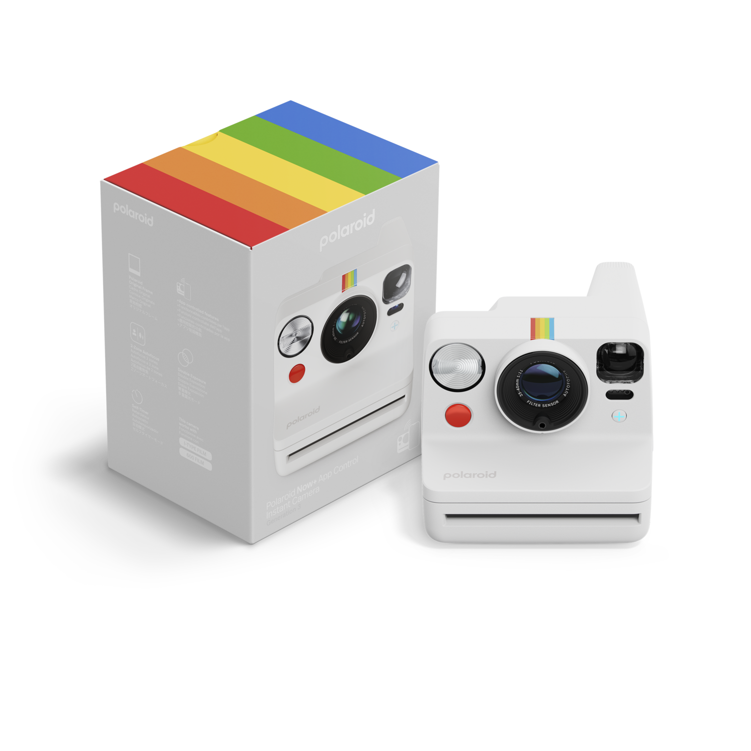 Polaroid Now+ Generation 3 - White Instant Camera