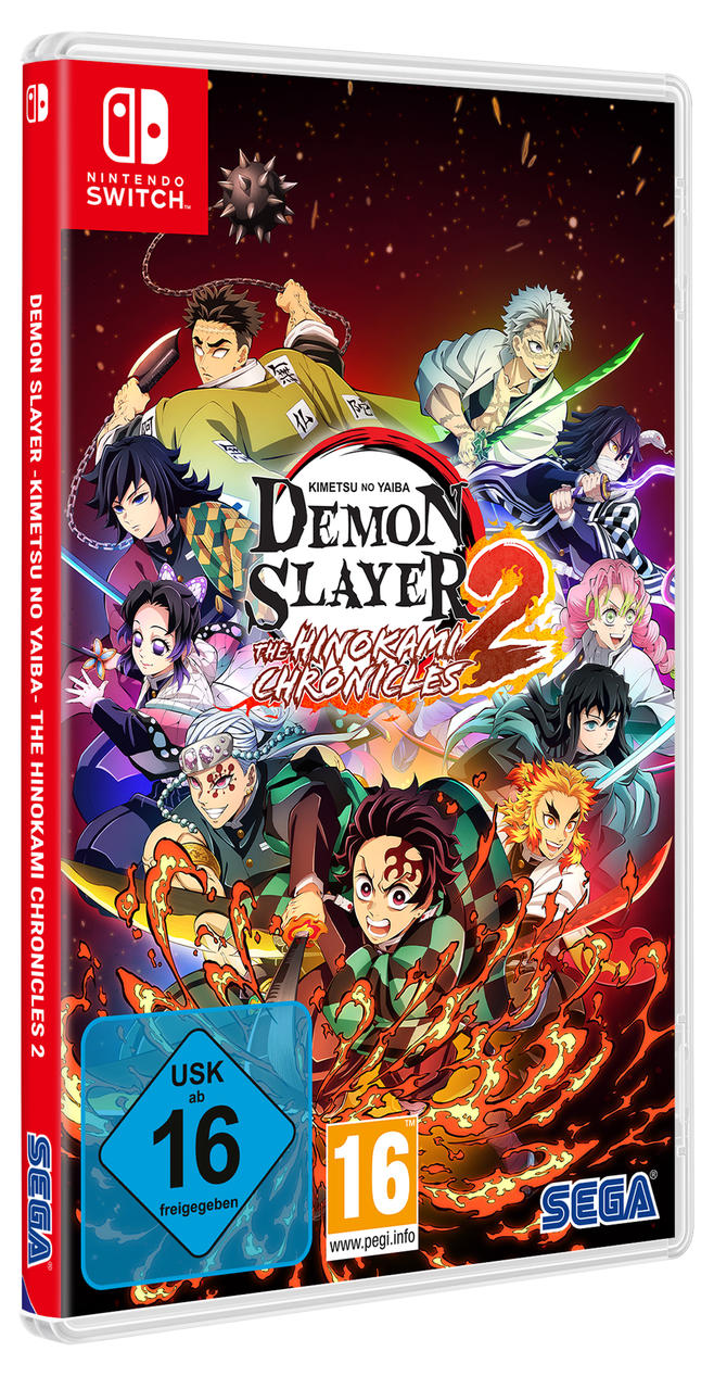 Videospielhülle für Nintendo Switch. Demons Slayer: The Hinokami Chronicles 2.