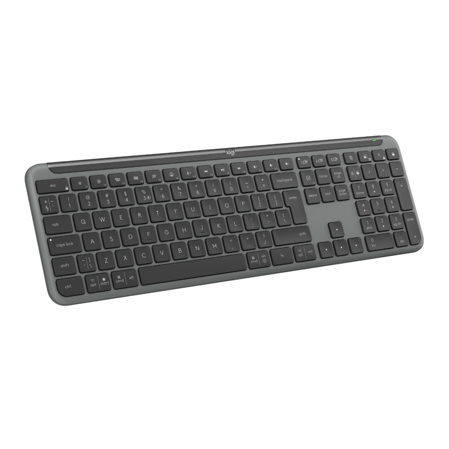 Logitech K950 Signature Slim Draadloos Toetsenbord Grijs